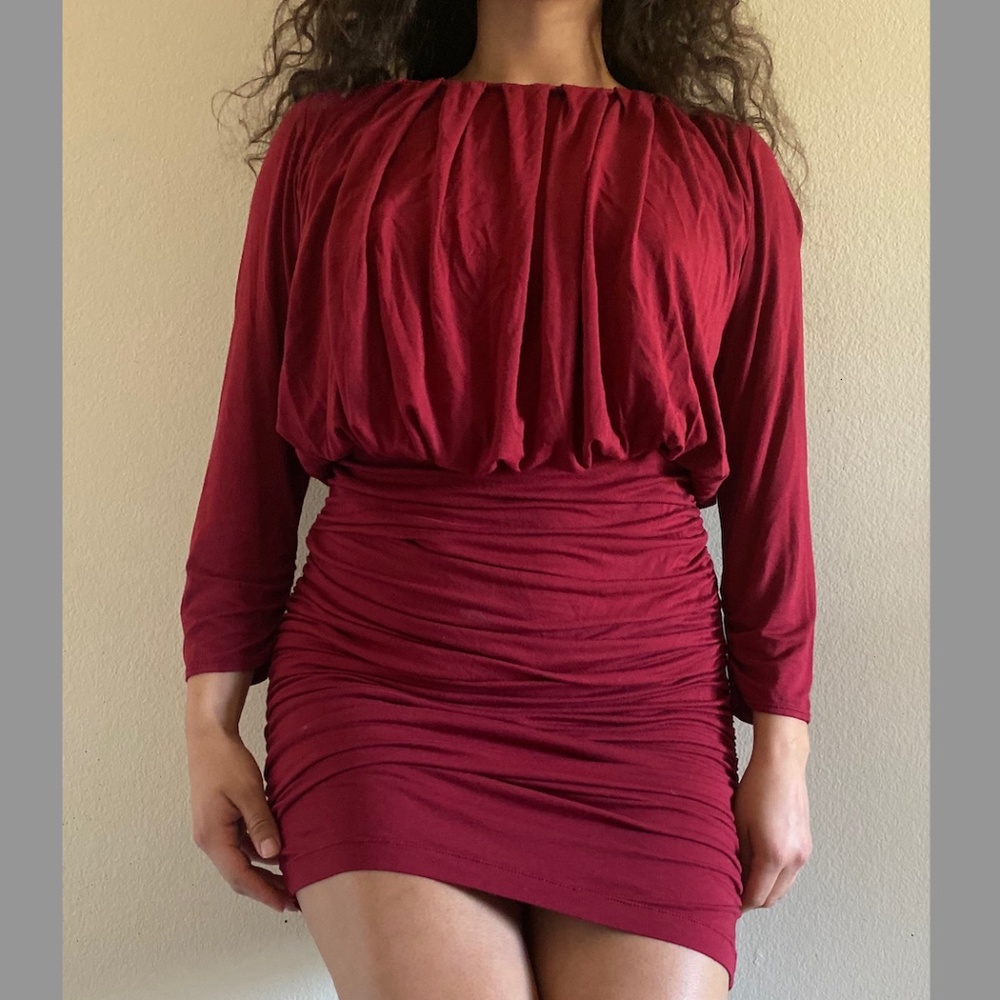 Berry Red Max Studio Dress